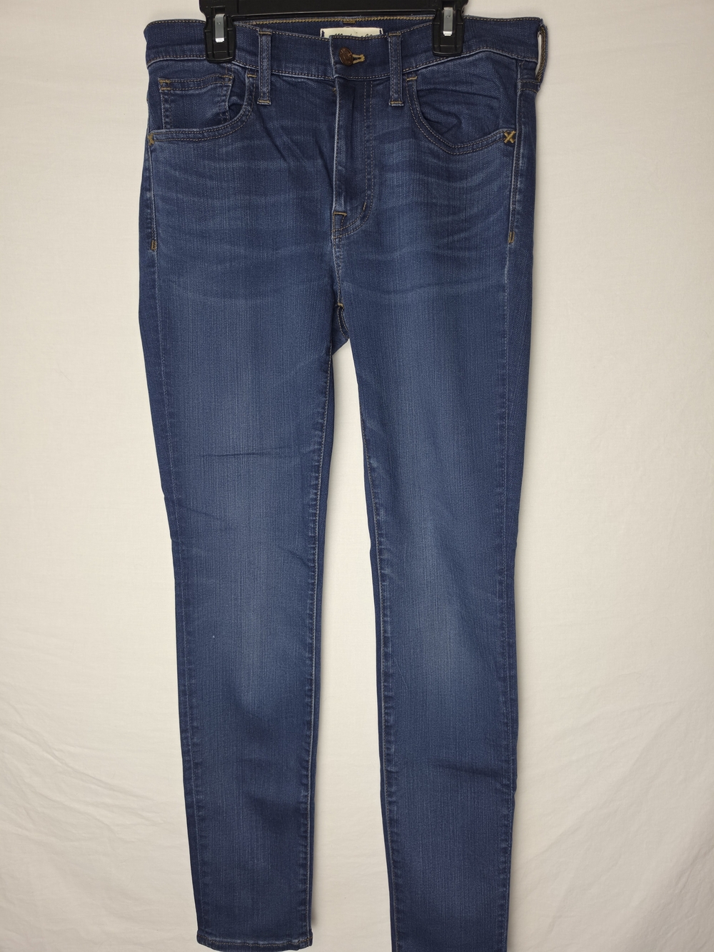 Madewell High-Rise Skinny Jeans Medium Wash Blue Denim Stretch
